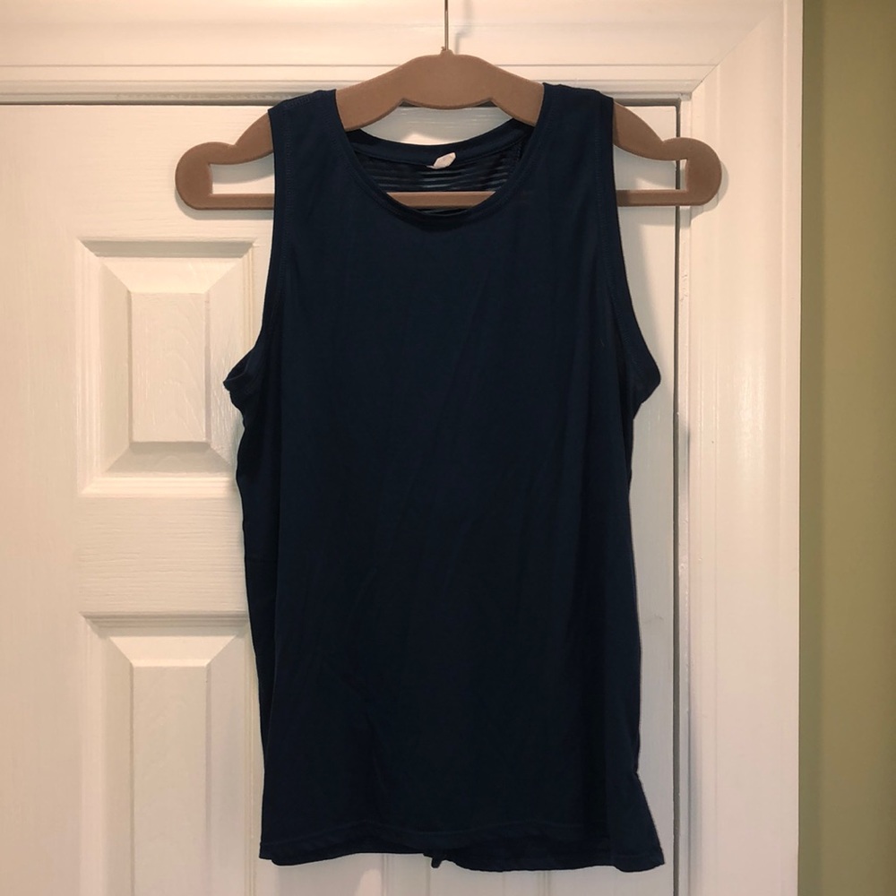 Dark teal Old Navy workout tank top